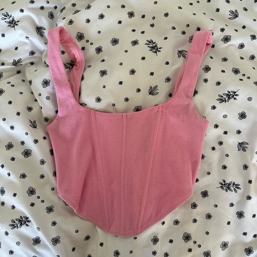 Princess Polly pink corset top